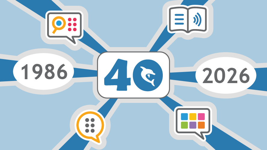 We're celebrating 40 years of empowering blind, partially sighted and neurodiverse people with assistive technology and we’re just getting started! Find out more